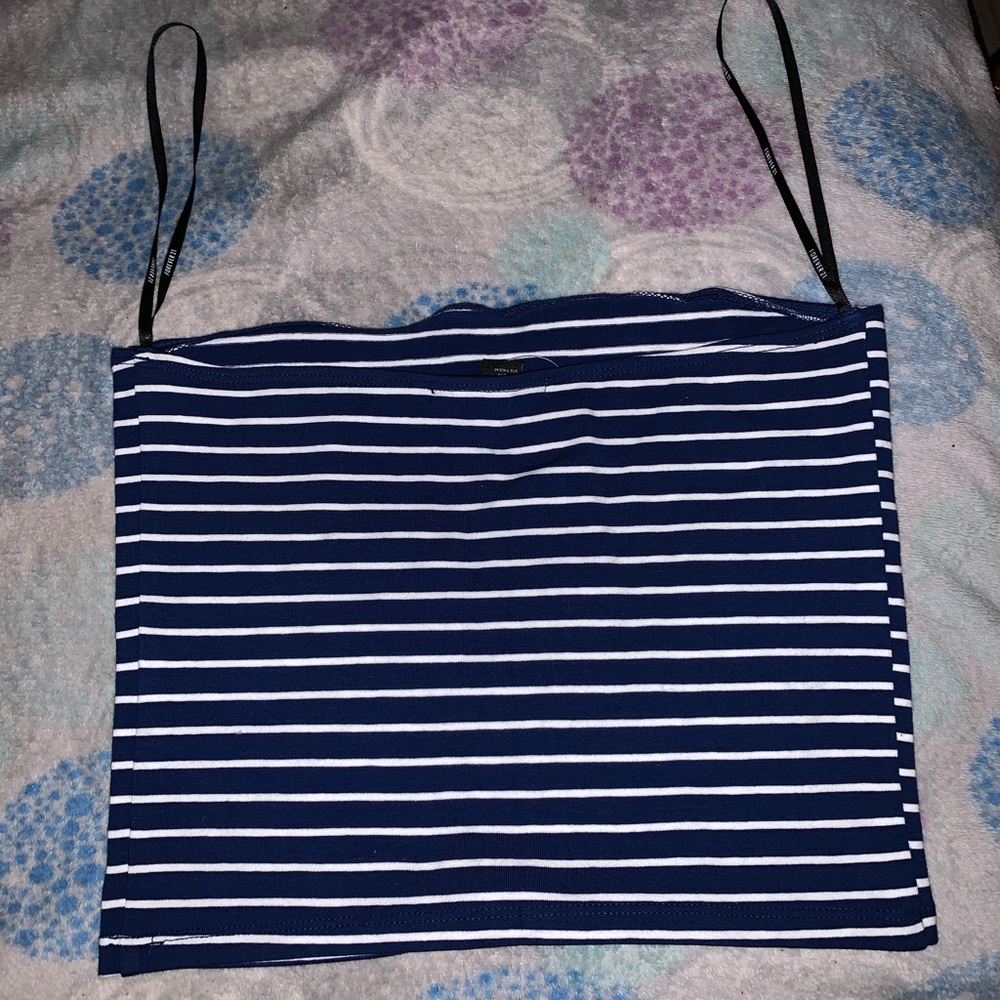 Blue tube top